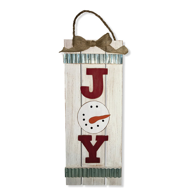 The Holiday Aisle® 'JOY' Wall Art Wayfair.ca